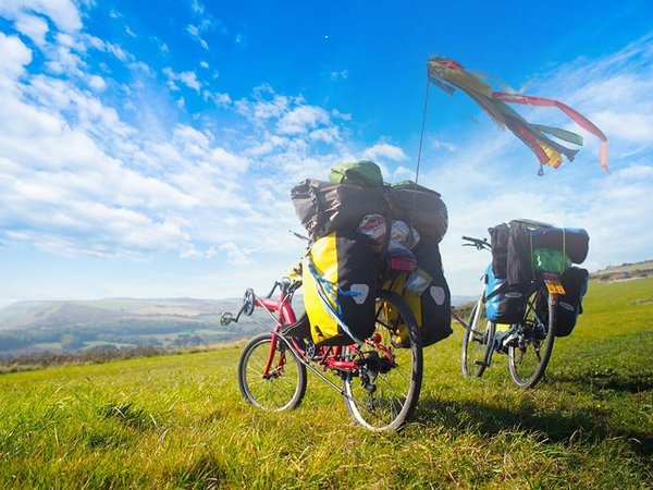 Bien répartir le poids de ses bagages sur son vélo